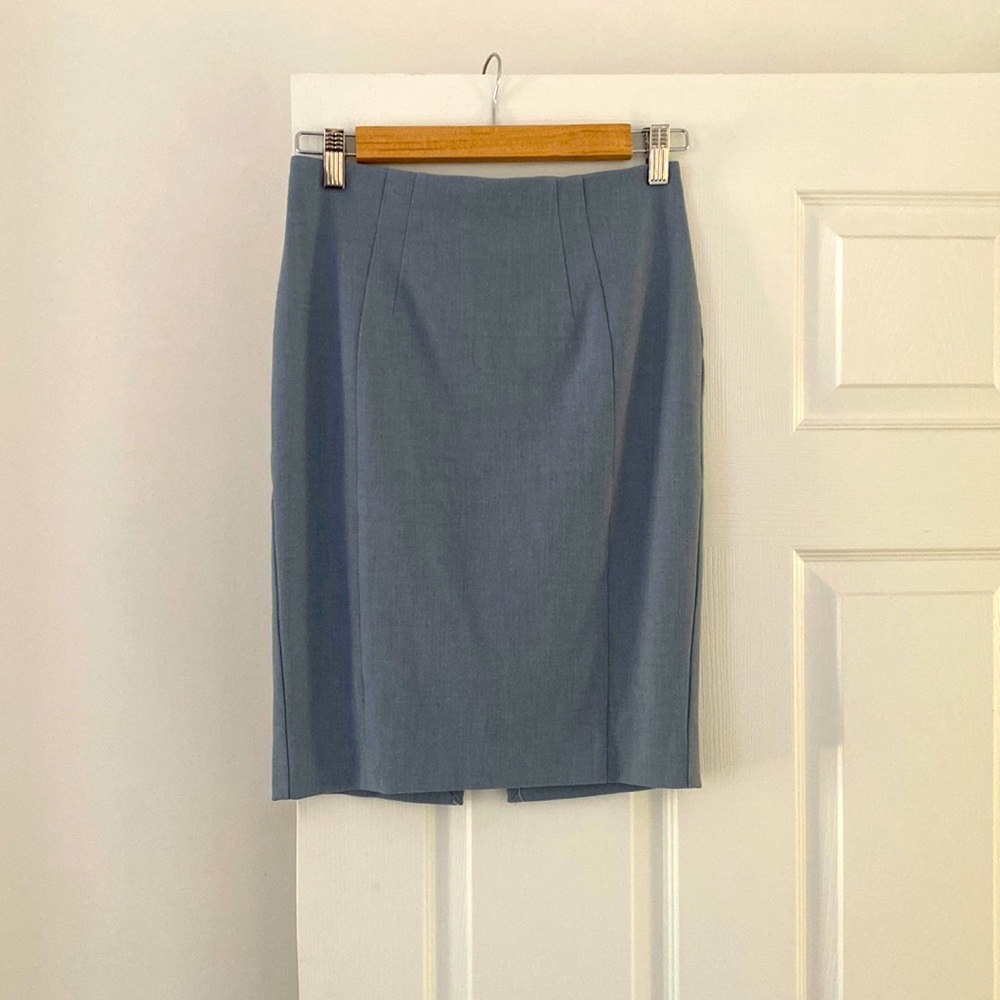 Express Seamed Pencil Skirt, Size 0